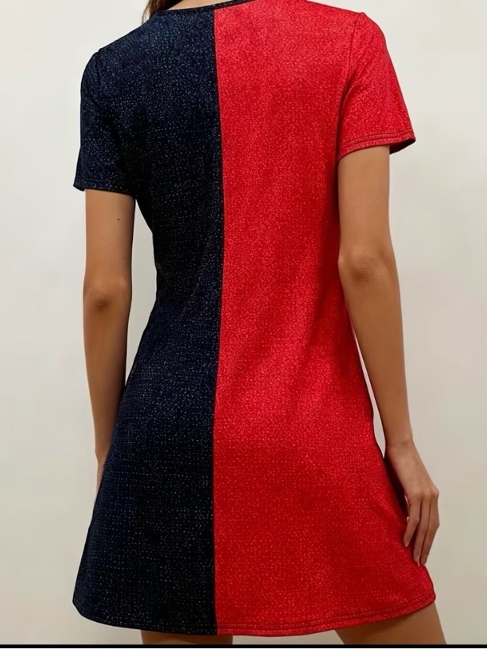 Plus Size 3X (fits 1-2X) Queen of Spades Red & Black Graphic Tunic Tshirt Dress - Picture 7 of 8